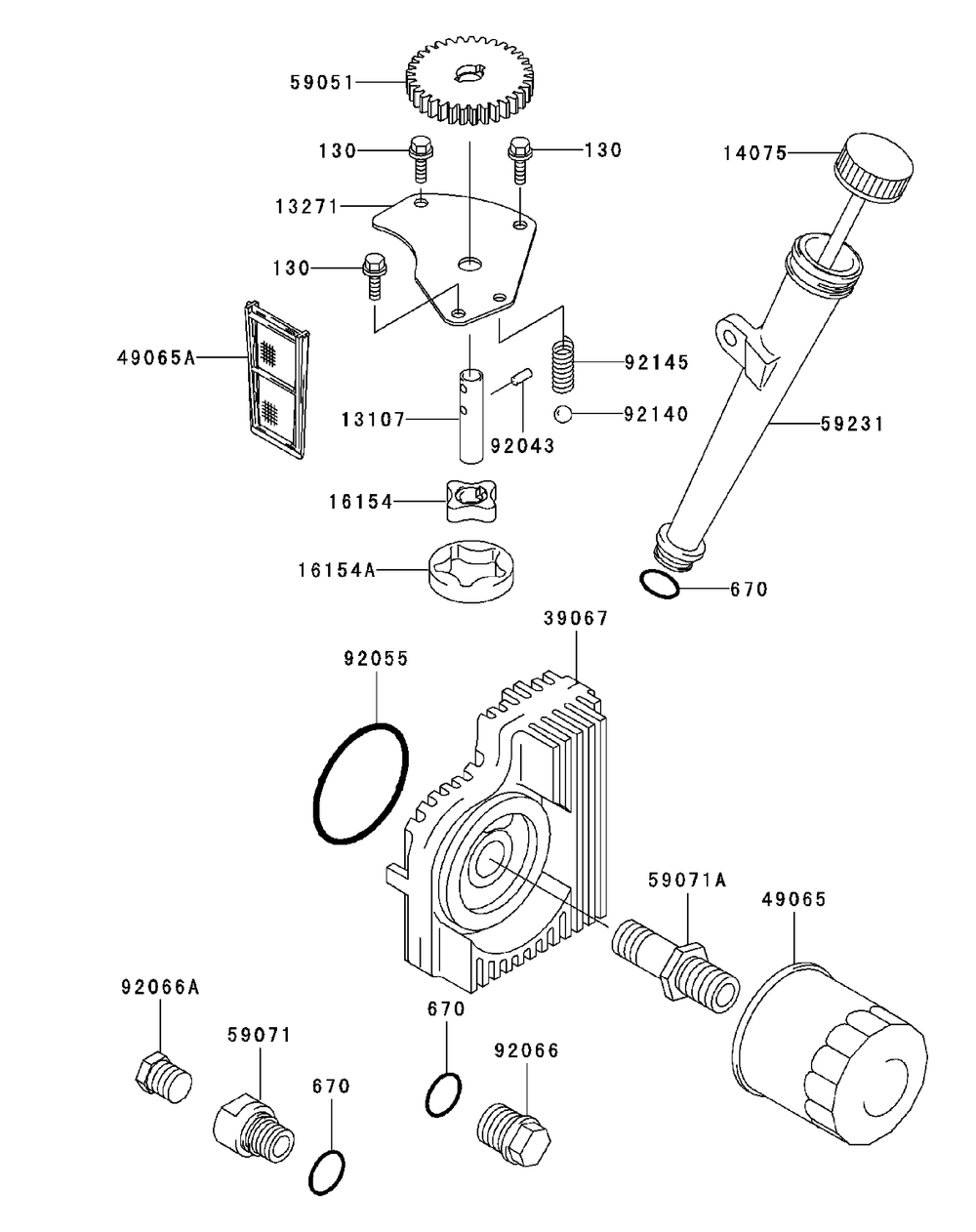 Fh721v As26 Lubrication Equipment Diagram and Parts List for M60-KW 53BB5D8X750-25HP-OHV Cub Cadet Lawn Tractor